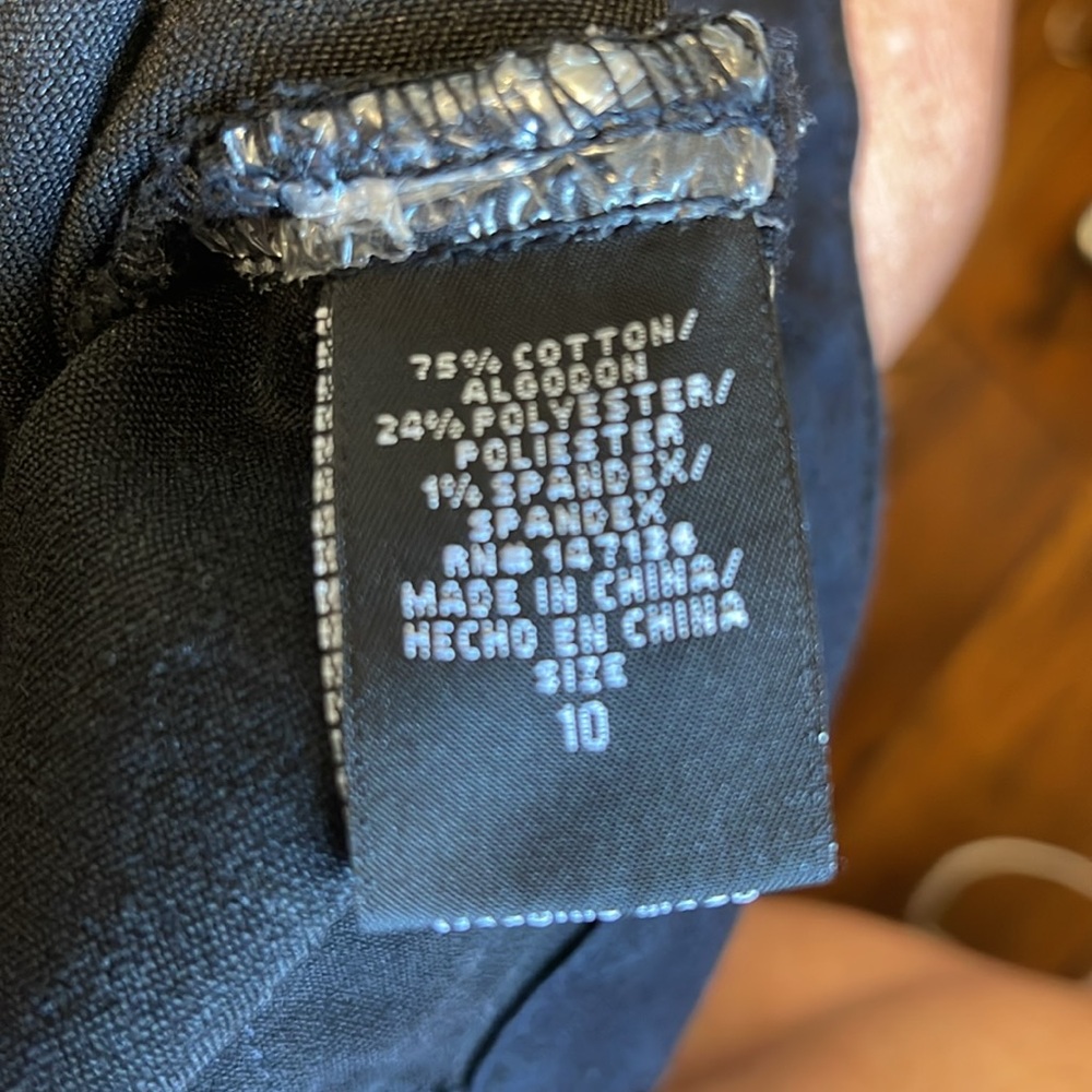 1822 DENIM black jeans sz 10 - Picture 6 of 7